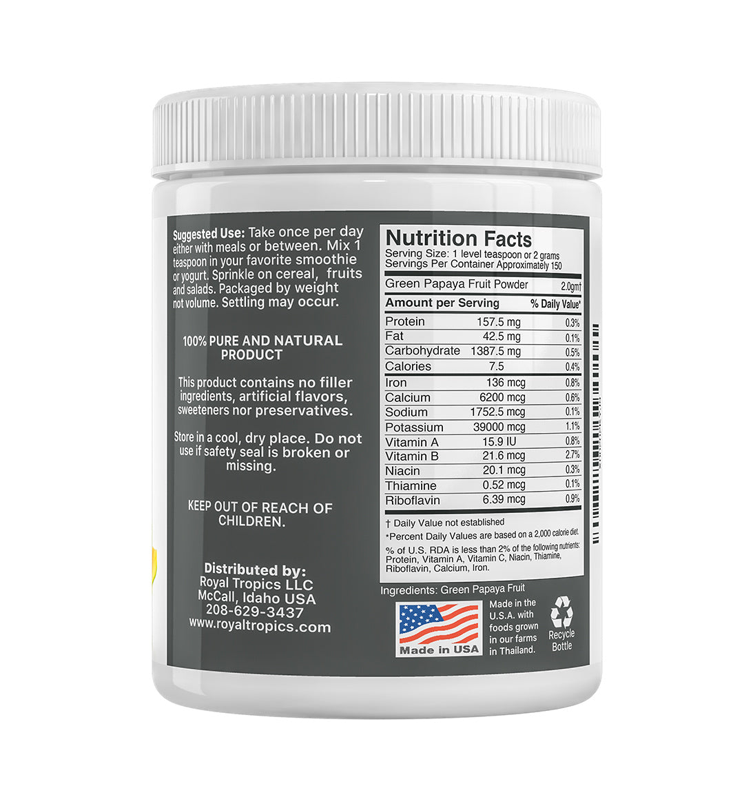 Green Papaya Powder