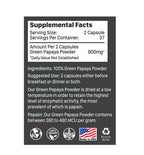 Green Papaya Powder Capsules